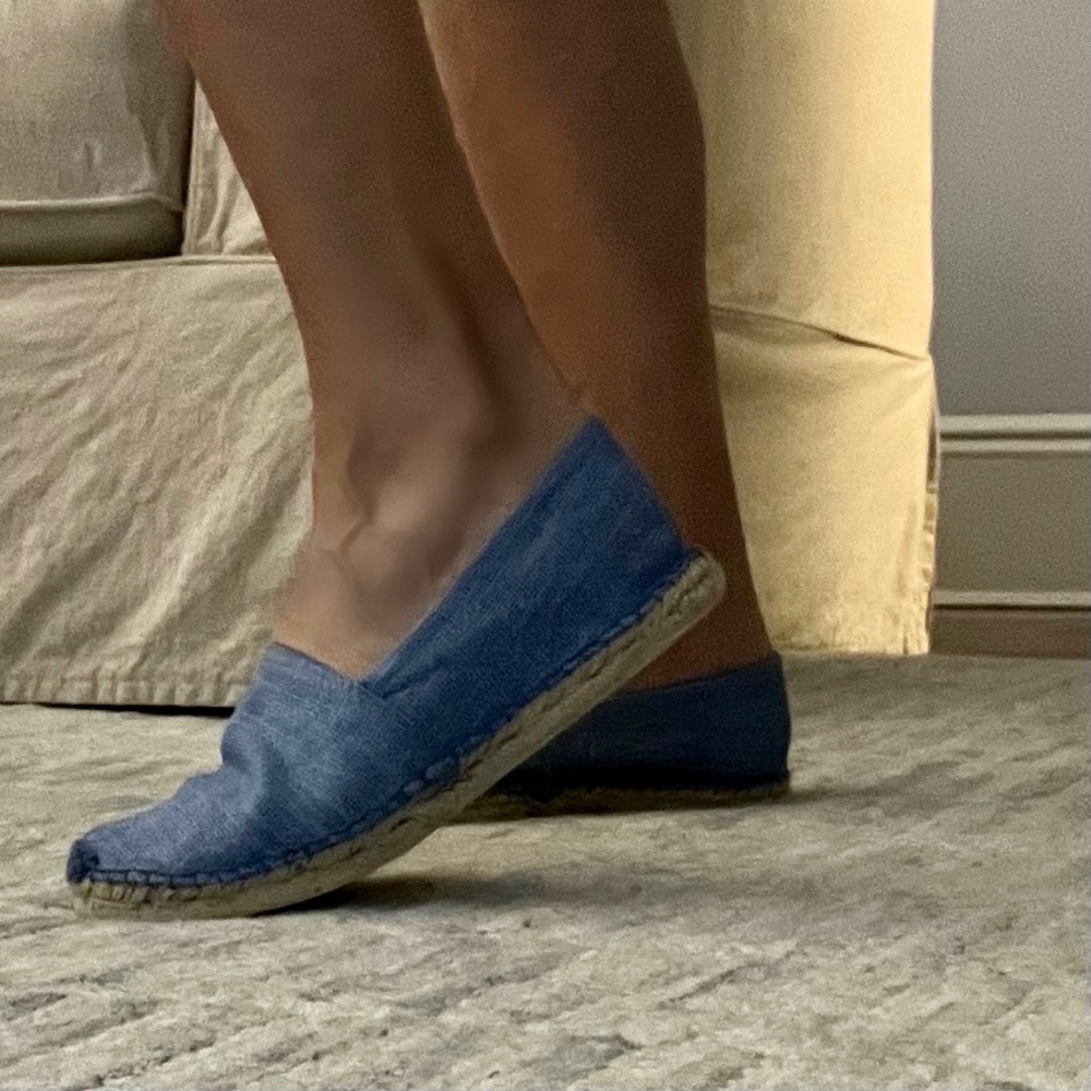 New Blue espadrilles from  Barcelona, US 9 /EU 40
